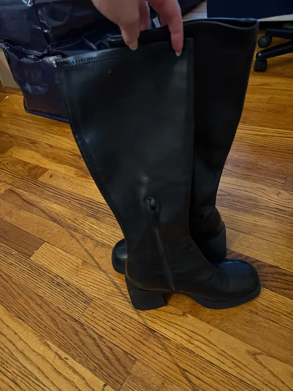 Knee High Chunky Boots - Image 2