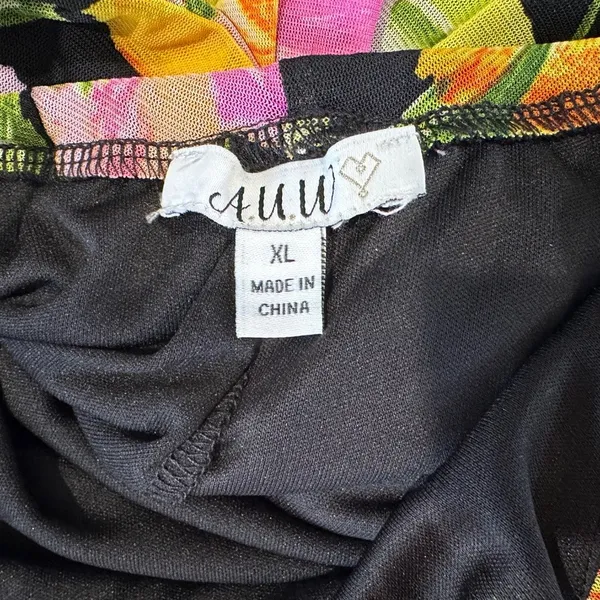 AUW Secret Charm Floral Tropical Print Maxi‎ Dress - Size XL - NEW With Tags. - Image 10