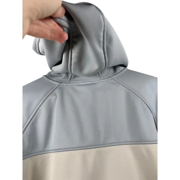 New Balance Womens Size Medium Colorblock‎ Hooded Zip Up Jacket Light Blue Grey - Image 5