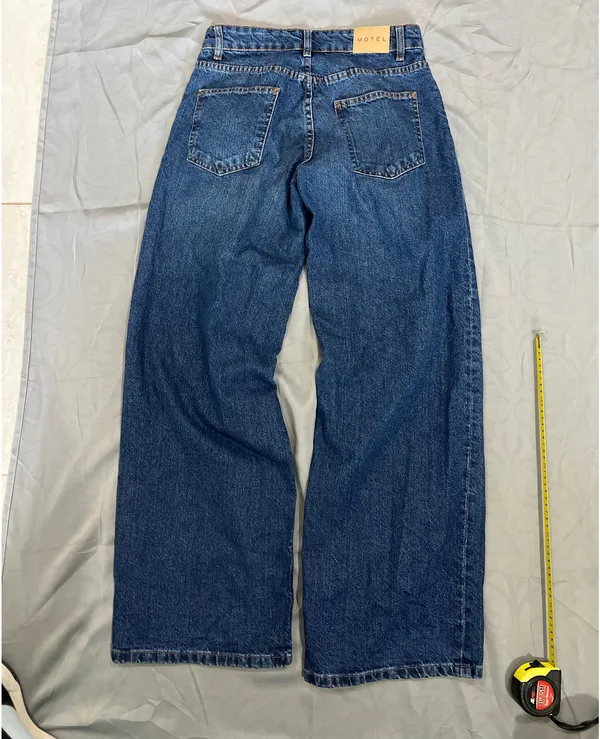 MOTEL denim jeans size 26 parallel leg - Image 5