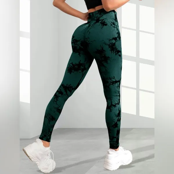 ⚠️ Clearance Women tie dye high waist Leggings Sports, yoga pants Seamless - Image 8