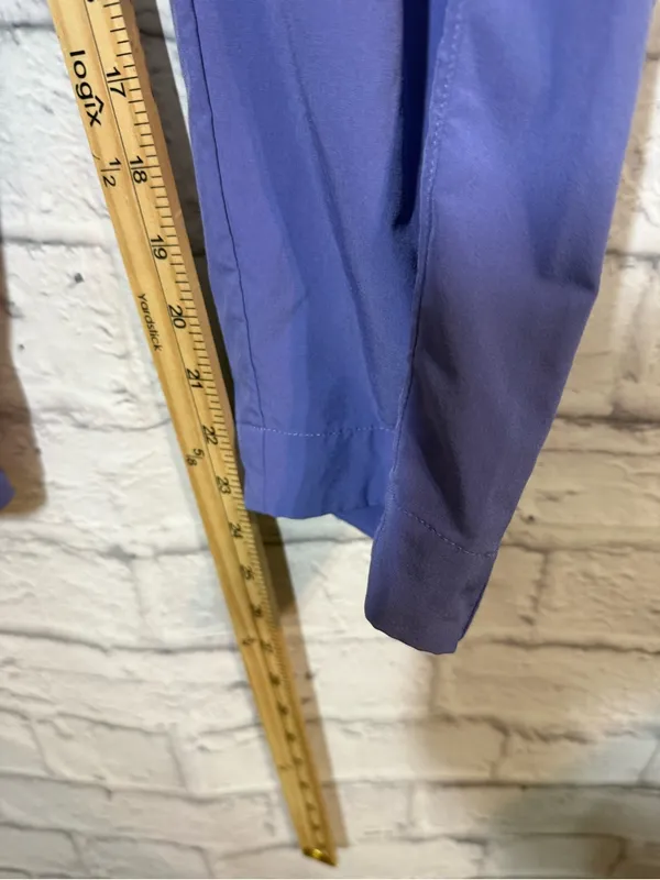 Athleta Periwinkle Blue Drawstring Capris, 8 - Image 4