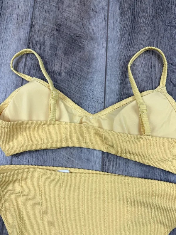 Aerie Yellow Ribbed Bikini Set - Image 9