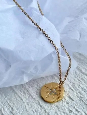 Starburst Pendant Gold - Image 6
