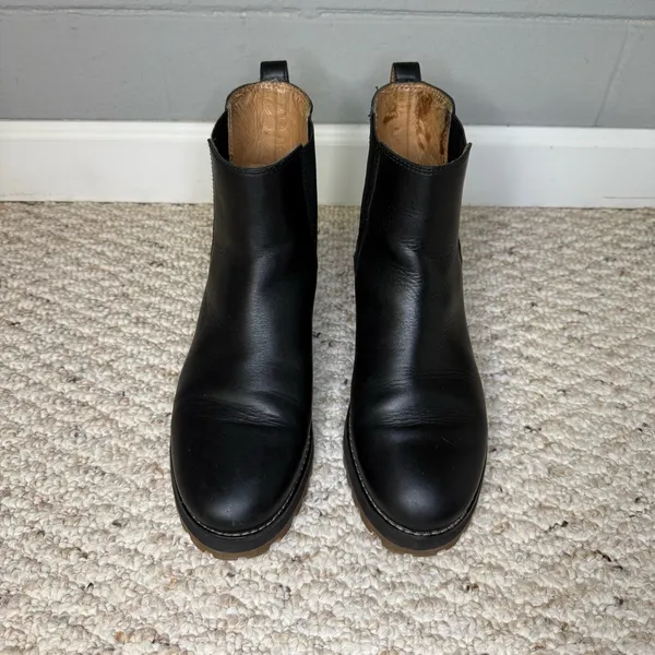 Madewell The Ivy Chelsea Boot in Leather True Black Women’s Size 8.5 Boots - Image 5