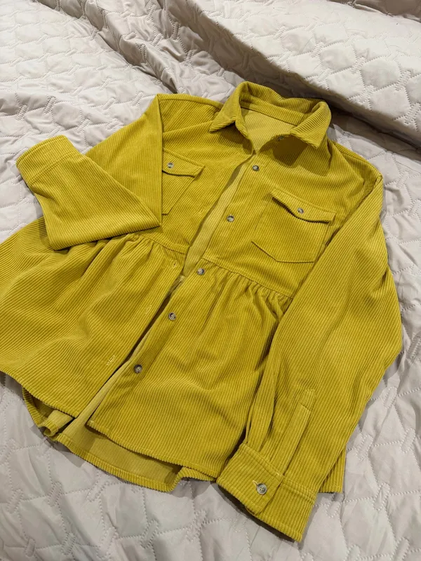 Mustard Yellow Top or Jacket - Image 2