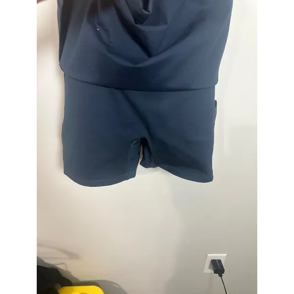 Girlfriend Collective Bianca One Shoulder Dress Midnight Navy Blue XL Activewear - Image 4