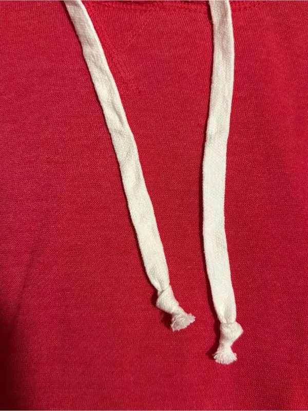 2000s vintage style red long sleeve hoodie - Image 6
