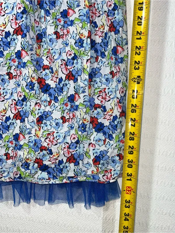Vintage Abercrombie & Fitch Y2K Cotton A Line Dress Womens S 2000s Sundress - Image 6