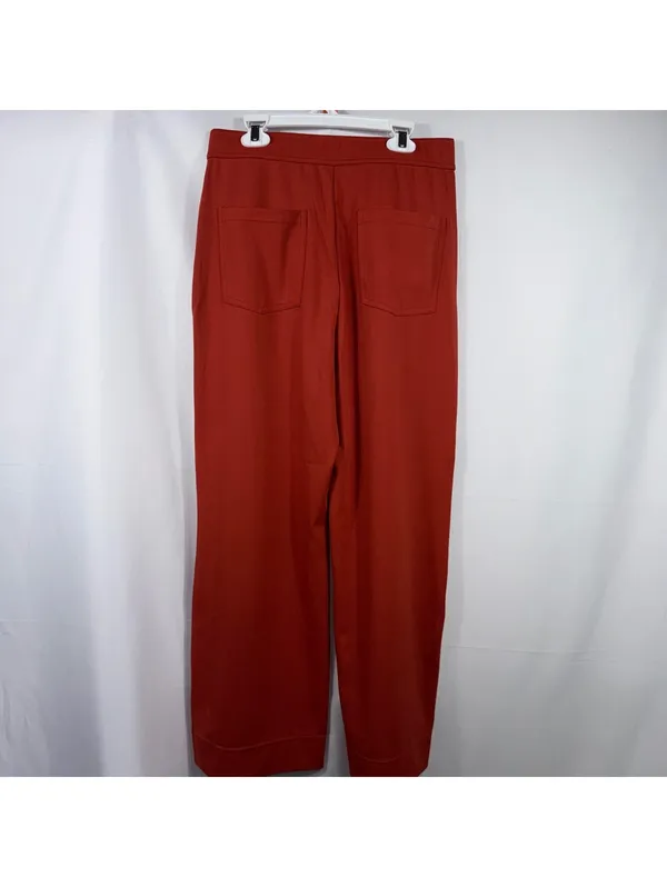 Halara Rust Button Front Wide Leg Pants - Image 6