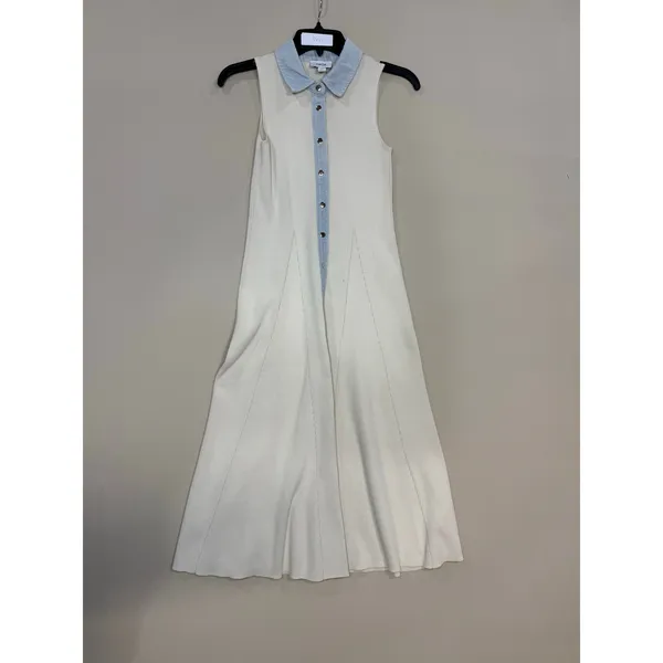 CeCe Denim Collar Placket Rib Dress size XS - Image 4
