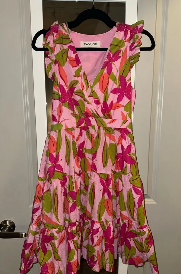 Marshalls Floral Pink Taylor Dress - Image 2