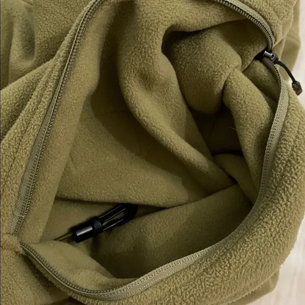 Oakley Olive Green Full Zip Fleece Jacket Womens Size XL Outdoors - Image 13