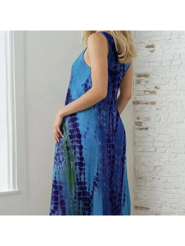Women's Blue and Multi Dress Size undefined - Image 2