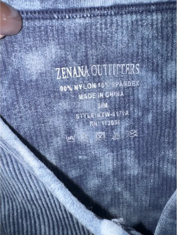 Zenana Washed Ribbed Seamless Button Up Tank Top - Image 3