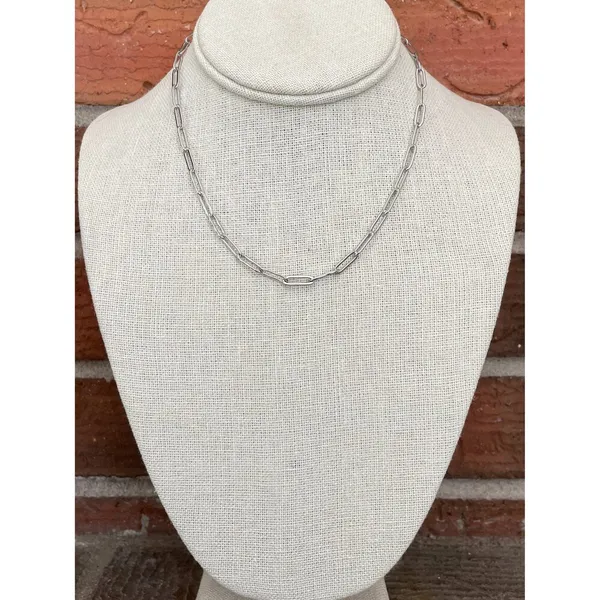 Paperclip Chain Necklace - Image 2