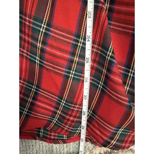 Audrey Parks Francesca's Effie Tartan Plaid Smocked Mini Dress XS NWT $70 - Image 14