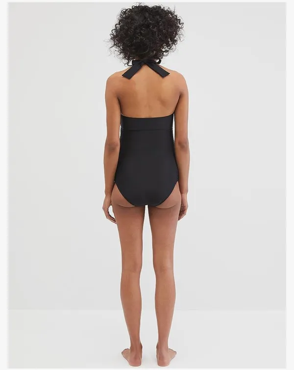 Motherhood Maternity Women's Beach Bump Maternity One Piece Swimsuit UPF 50+ Pregnancy Swimwear - Image 5