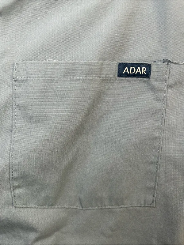 Preloved Adar Universal Scrub Top and Pants Uniform Set Gray Size XS - Image 9