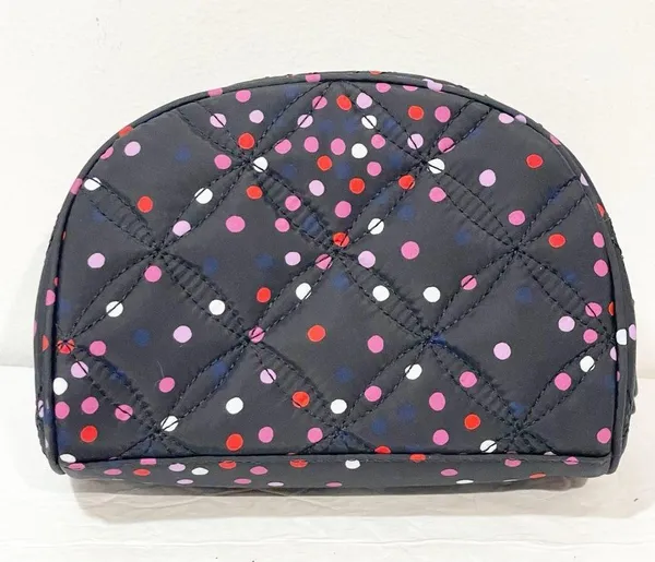 Kate Spade Jae QUILTED FESTIVE CONFETTI MEDIUM DOME COSMETIC POUCH CASE - Image 3