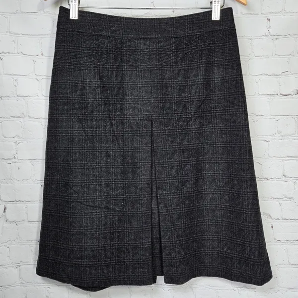 Body by‎ Victoria Plaid Wool Blend Blazer Skirt Suit Set Size 10 - Image 4