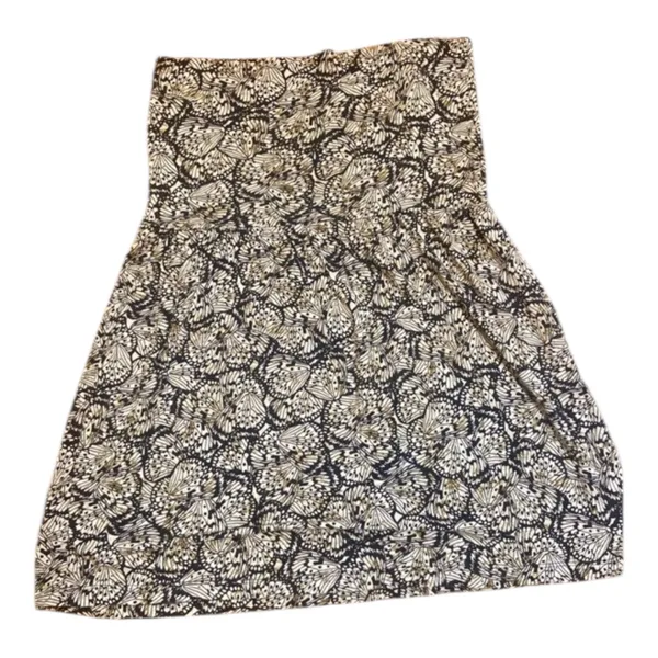 Cupio Small Butterfly Print A-Line Skirt Stretch Fit & Flare - Image 2