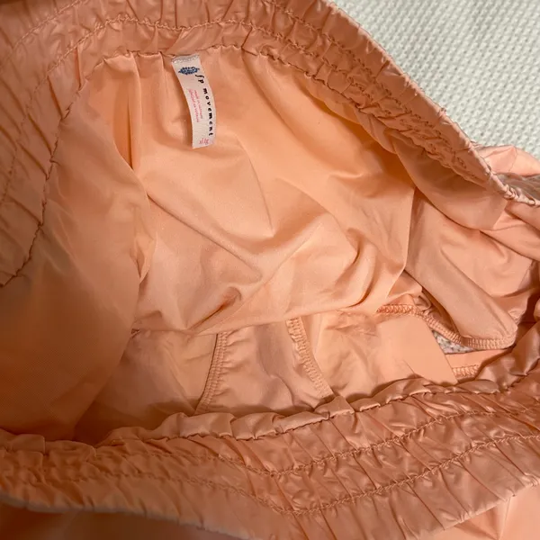 Free people get your flirt on lined shorts in pastel peach - Image 3