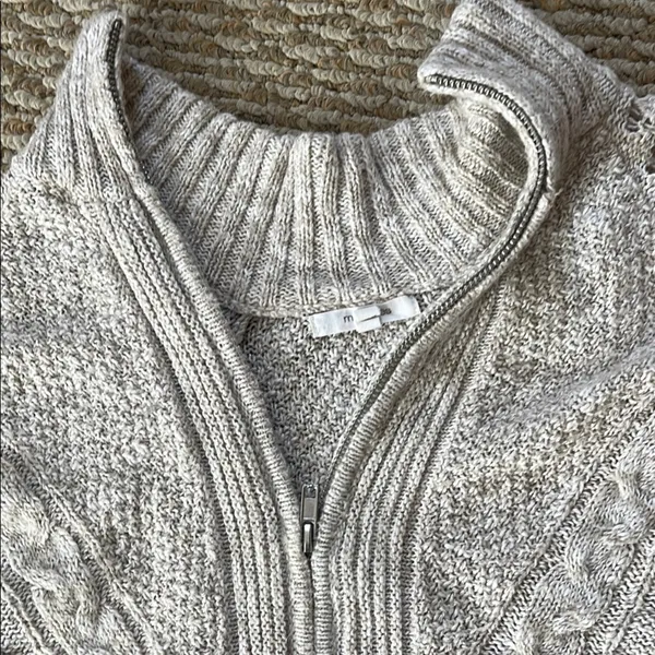 Maurices Cream Cable-Knit Poncho Sweater - Image 3