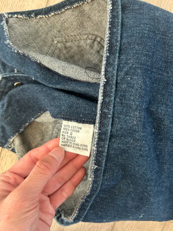 Vintage denim vest - Image 3