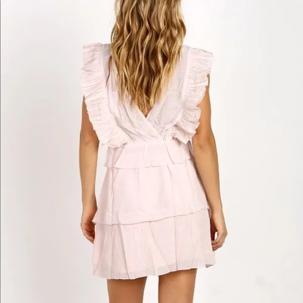 Suboo Perfect Day Wrap Dress Blush NWT Size 10 - Image 4