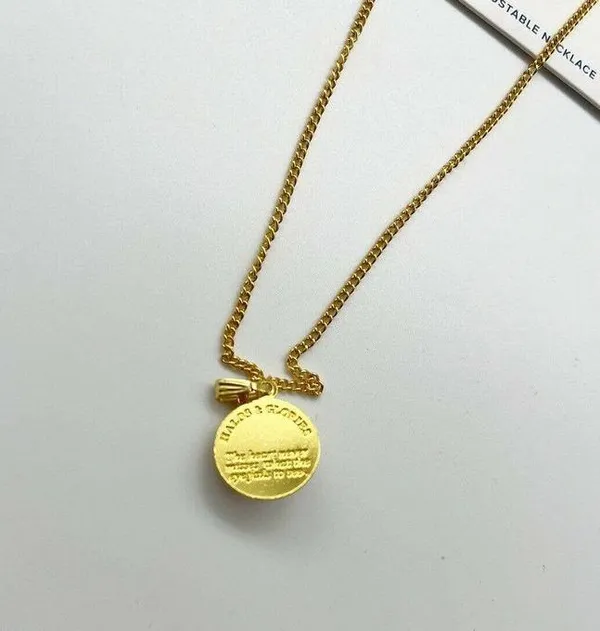 NWT Halos & Glories Gold Tone October Birth Month Birth Stone Pendant Necklace - Image 6
