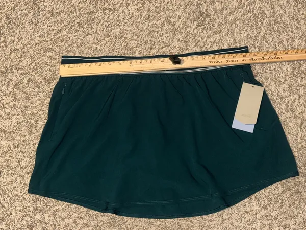 Avia Women's Active Skort with Curved Hem Deep Teal Size XL (16-18) - Image 6