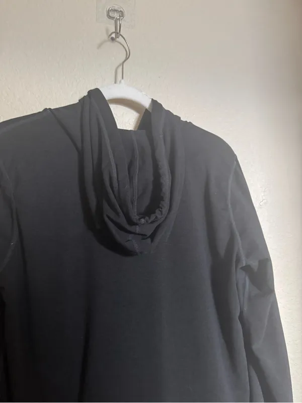 Vuori Halo Performance Full Zip Hoodie Jacket Sz M Black Soft Lounge - Image 9