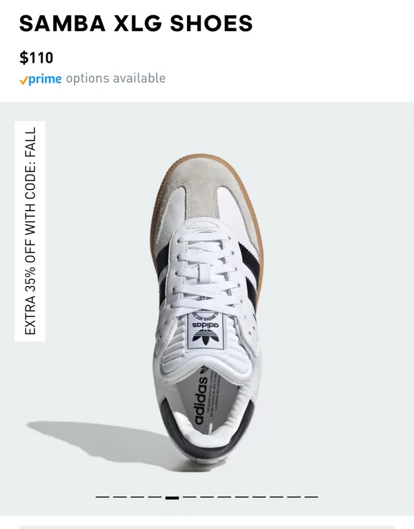 Samba sneaker worn maybe 2 times perfect condition - Image 2