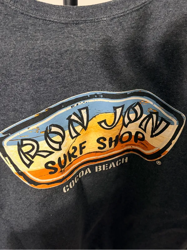 Ron Jon Dark Charcoal Crewneck Sweatshirt with Small Logo - Image 5