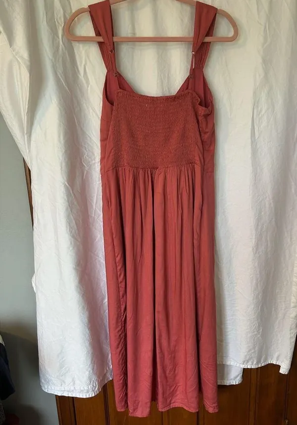 Abercrombie and Fitch Midi Dress Size Large - Image 5