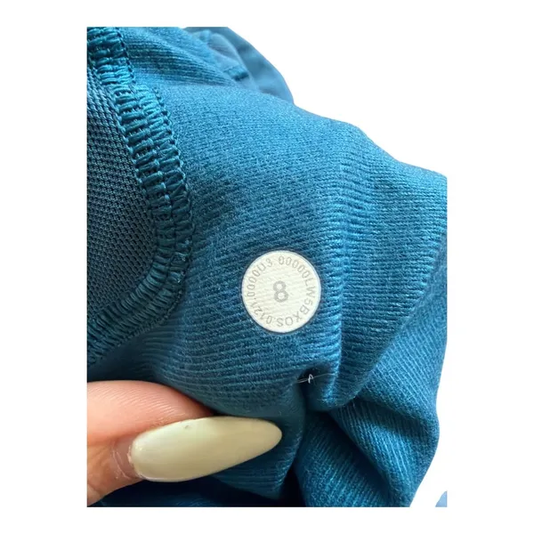 Lululemon Ready to Rulu Joggers Size 8 Teal Blue Drawstring Pants 28” - Image 5