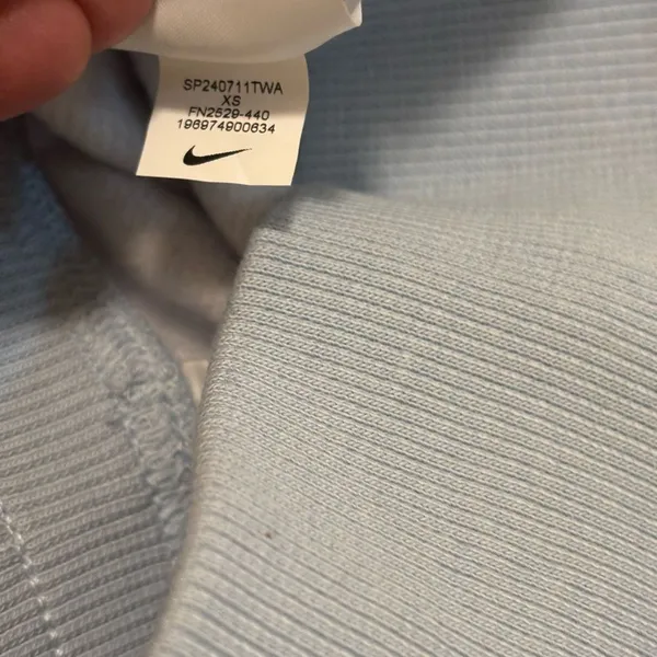 Nike Sky Blue Women’s Oversized Fit Sportswear Fleece Jogger Size XS - Image 7