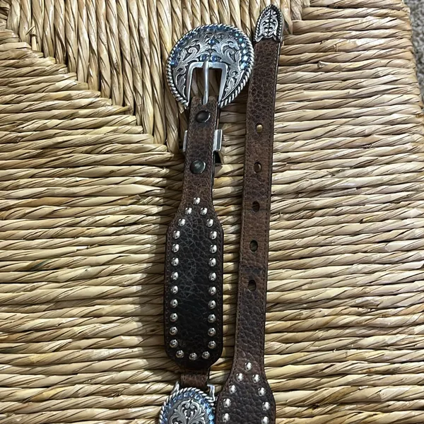 Ariat 2008 limited edition buckle. Handcrafted full grain leather. - Image 8
