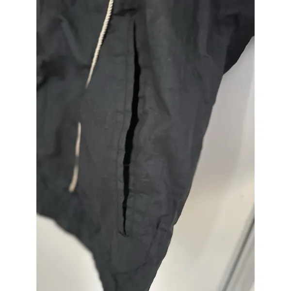 East West 80's Black & Gold Glitter Star Patterned Zip-Up Windbreaker Jacket - Image 11