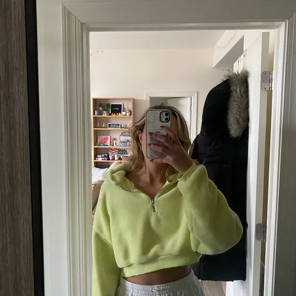 Urban Outfitters cropped half zip hoodie - Image 2