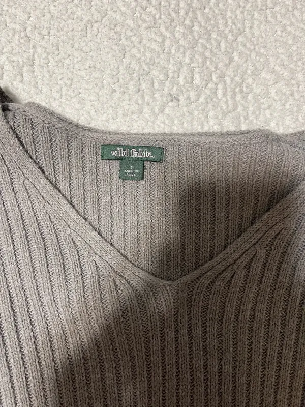 Grey Wild Fable Sweater - Image 3