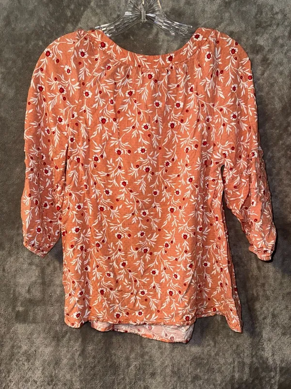 Isabel Maternity by Ingrid & Isabel Floral Print Blouse Size S - Image 5