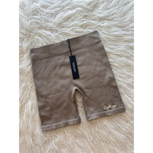 Civil Regime x No Tomorrow Ribbed Biker Shorts Size XL - Image 3