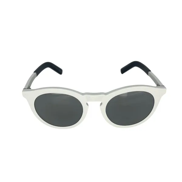 Moncler Odeonn ML0291 21C White Black Round Sunglasses Unisex - Image 6
