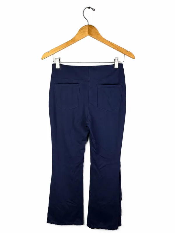 Halara Navy Bootcut Pants Pull On Stretch High Rise Size M - Image 3