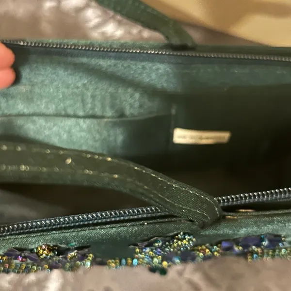 Savanna Green Sequin formal Clutch - Image 4