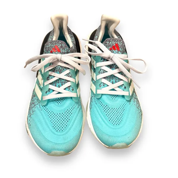 Adidas Ultraboost Light Flash Aqua Blue Low Top‎ Running Shoes Sz 8.5 Women's - Image 2