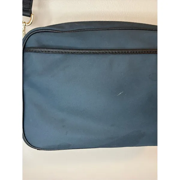 Michael Kors Navy Nylon Crossbody Bag Gold Tone Zip Camera Bag - Image 12