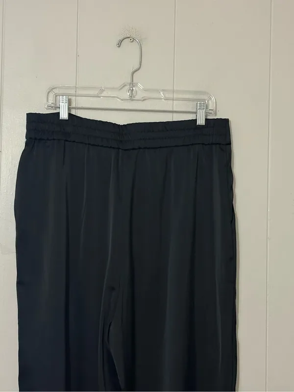 House of Harlow 1960 Satin Wide Leg Pants Black Size XL - Image 5